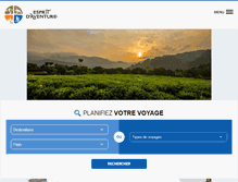 Tablet Screenshot of esprit-daventure.com